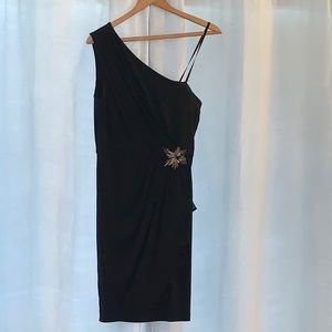 One Shoulder Little Black Dress
